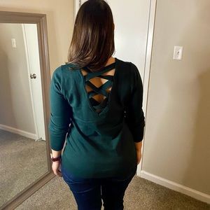 Mia Back Detail Pullover